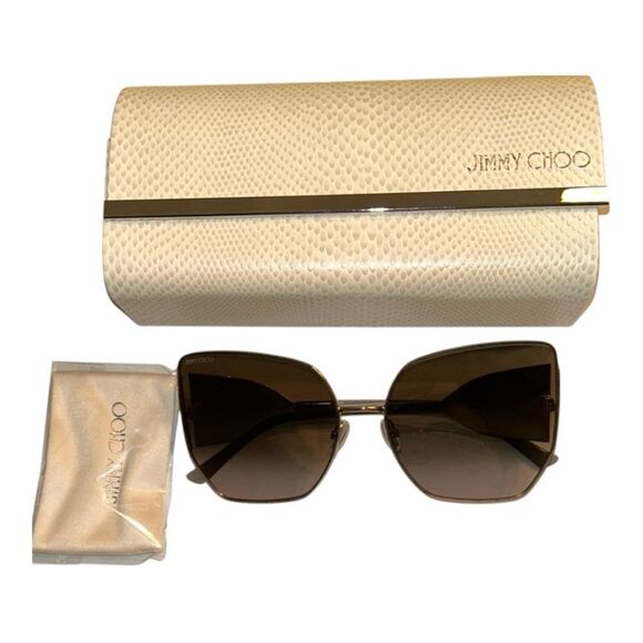 Jimmy Choo Sunglasses Includes Case and Lens Cloth.NWOT - Picture 3 of 12